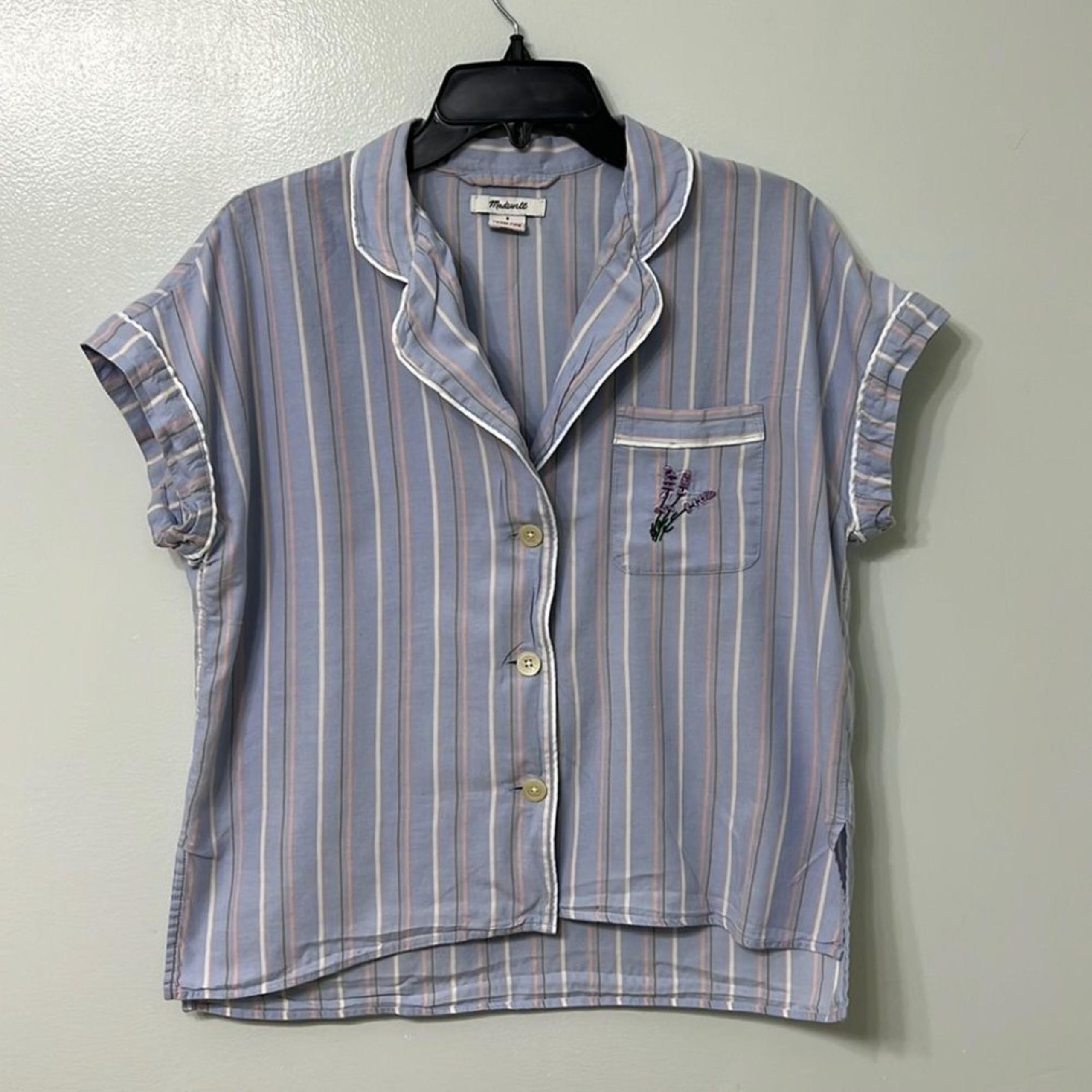 Madewell Pajama top . Size small.