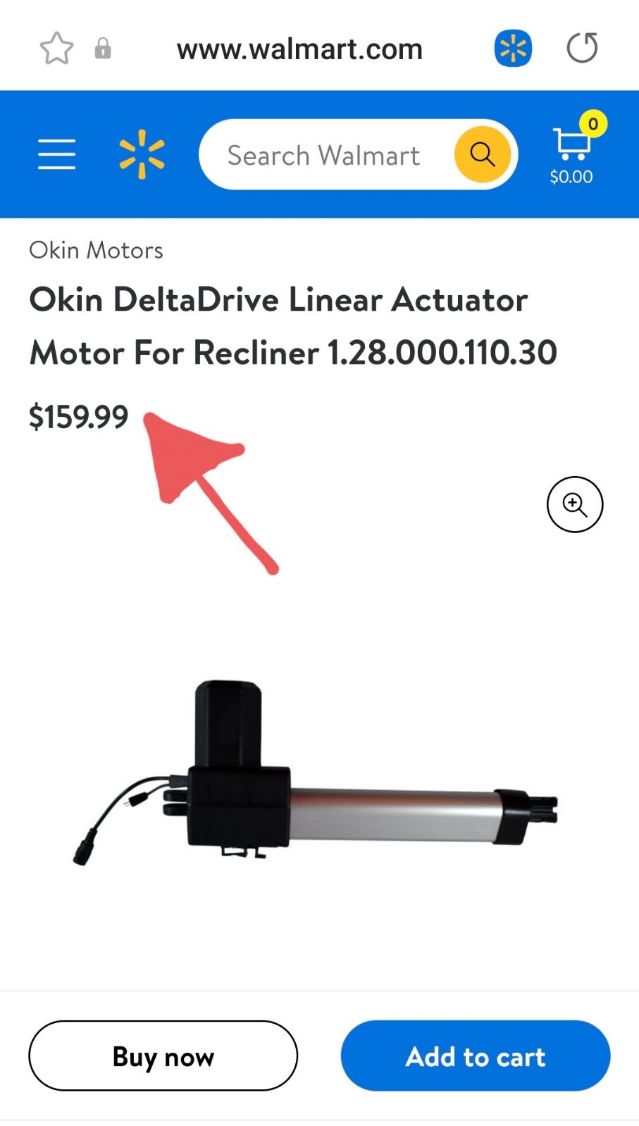 Fromann Electric Recliner Lift Chair Actuator Motor Okin Deltadrive Model