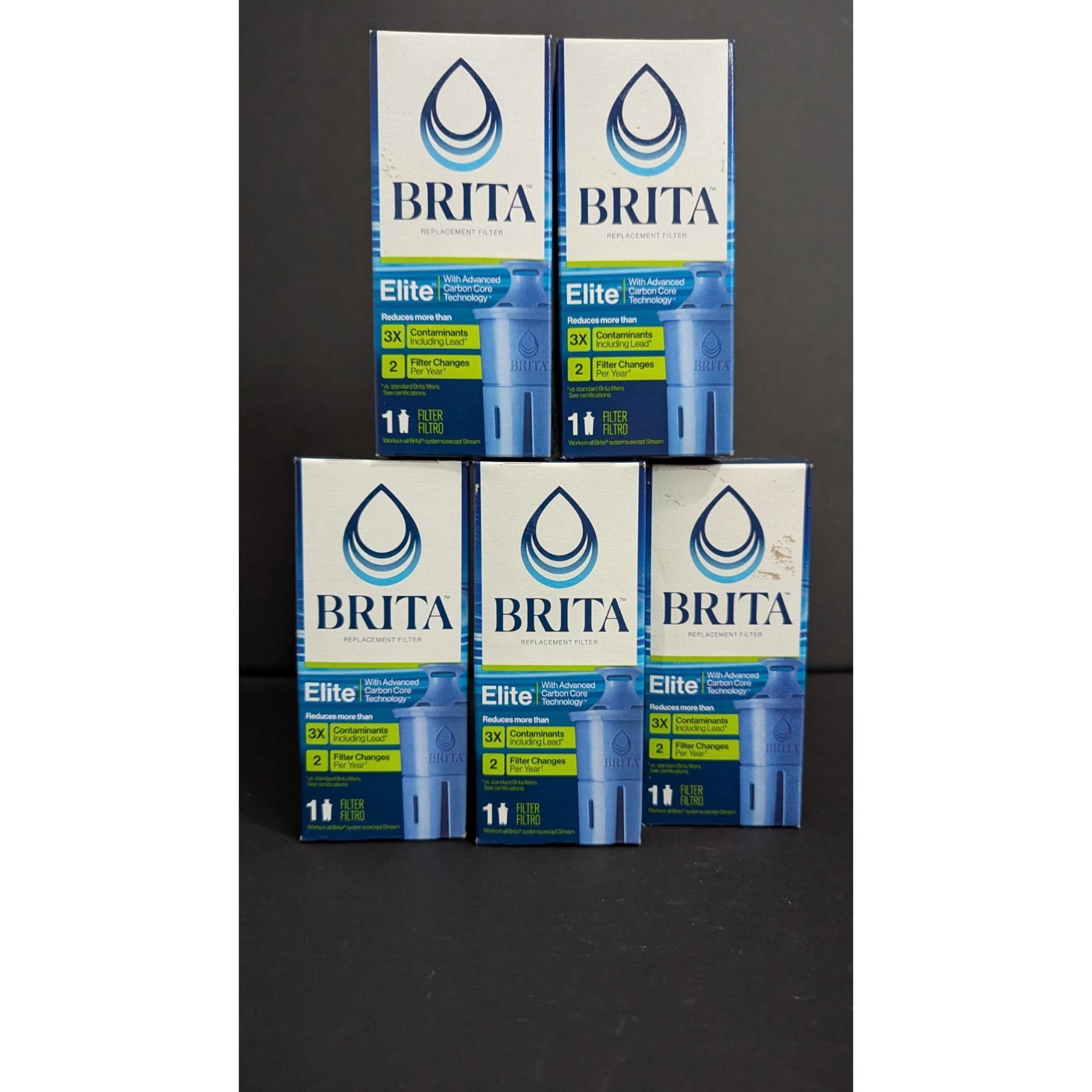 Brita 36243 Water Filter for Pitcher - Dark Blue, Set Of Five