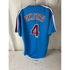 Lenny Dykstra signed autographed Philadelphia Phillies custom jersey PSA/DNA