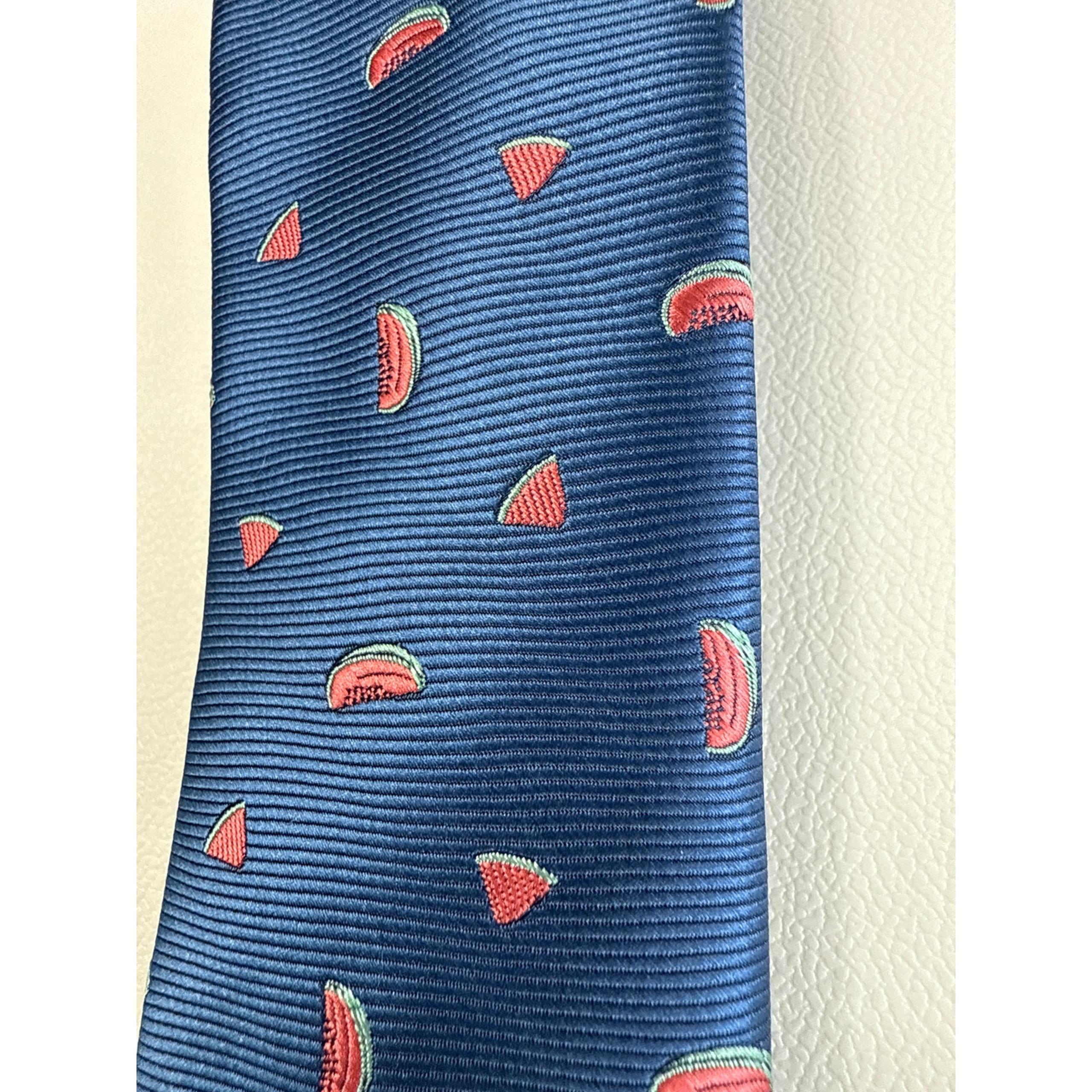 BARIII Navy Blue Pink Watermelon Slice Tie | NWT