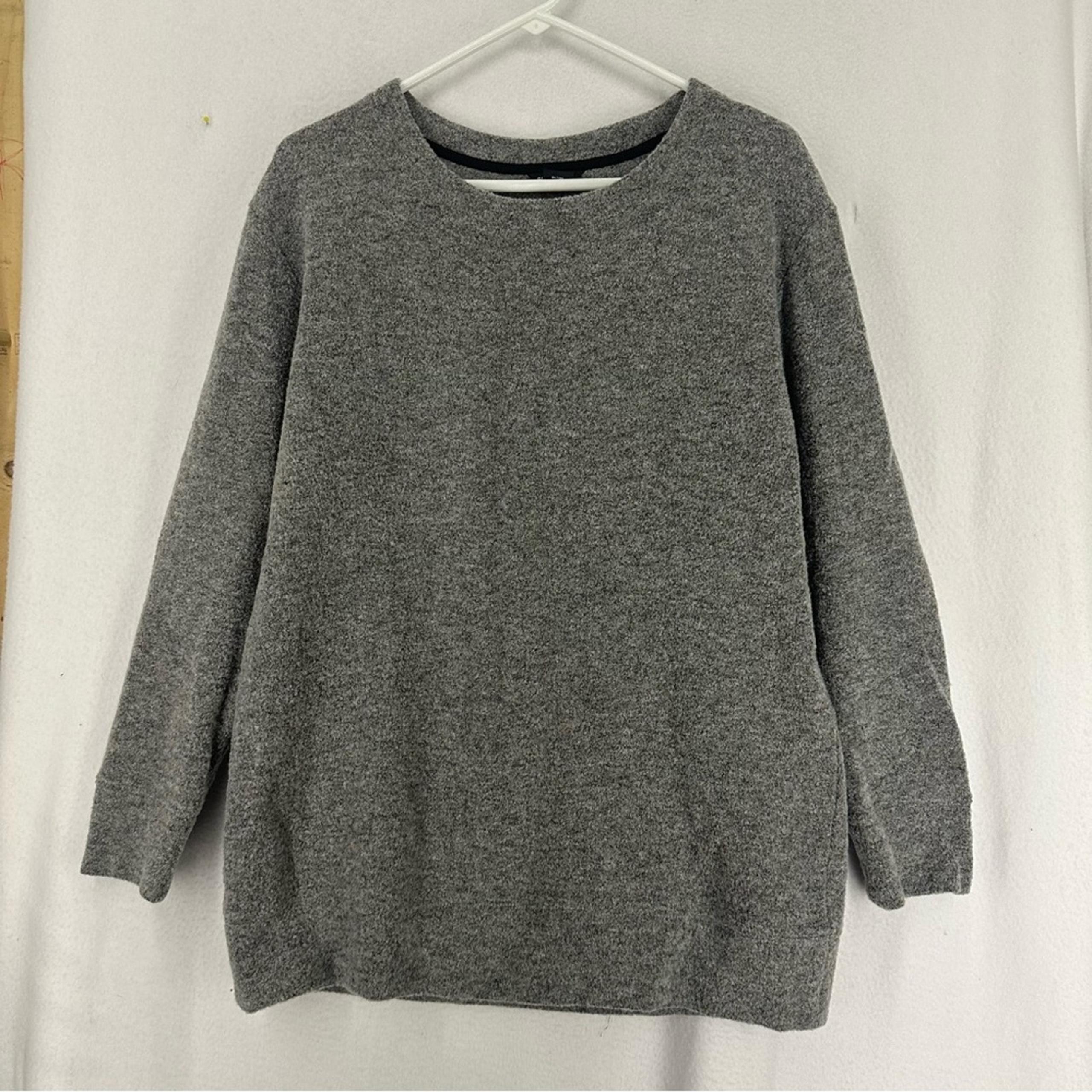 Club Monaco Pullover Oversized Sweater Womens Medium Grey