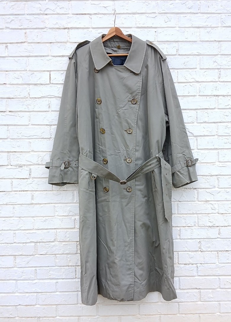 Vintage Burberrys of London Trench Coat Nova 44 Long