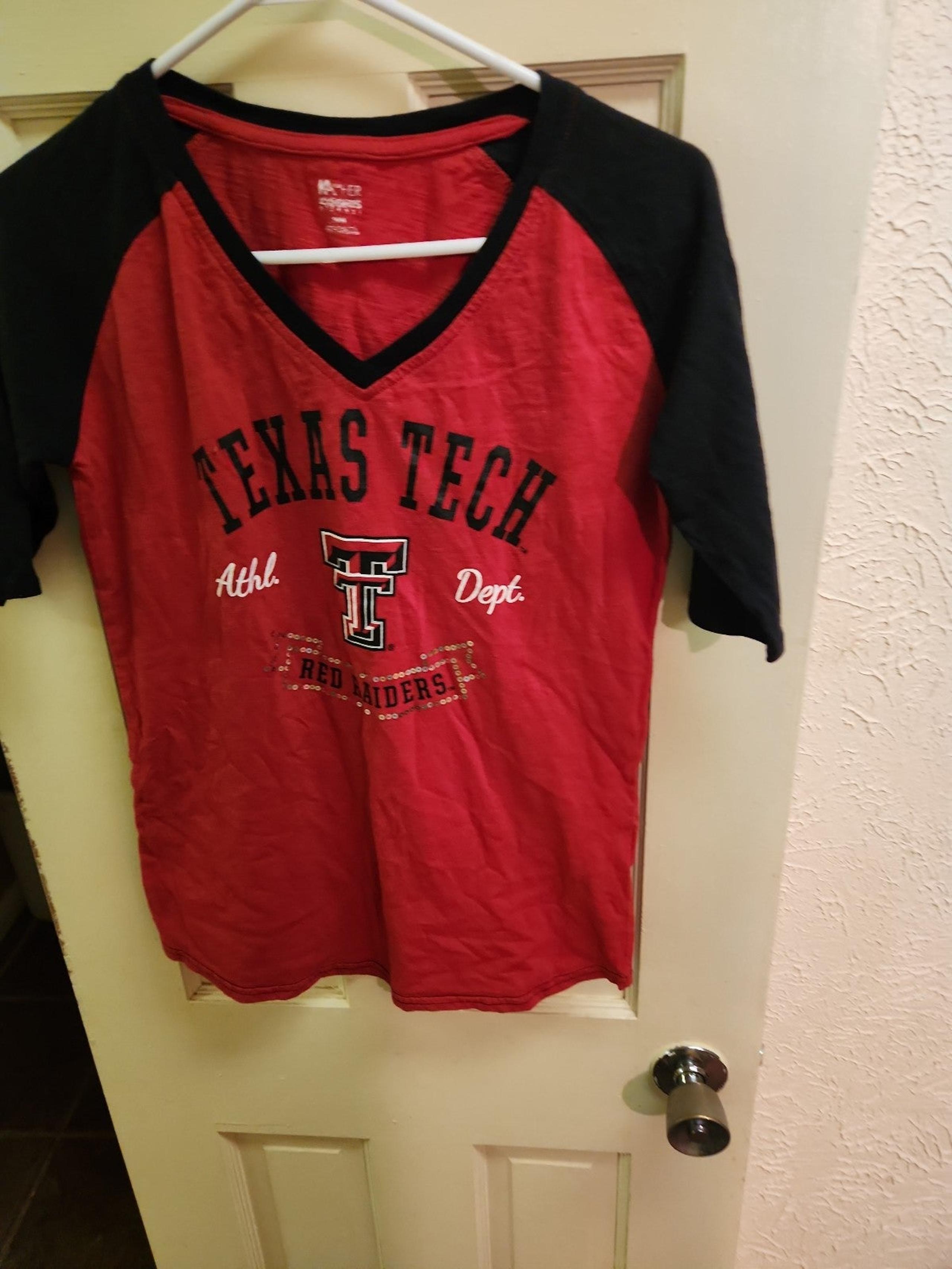 Knights Apparel Texas Tech V-neck Tshirt Size M