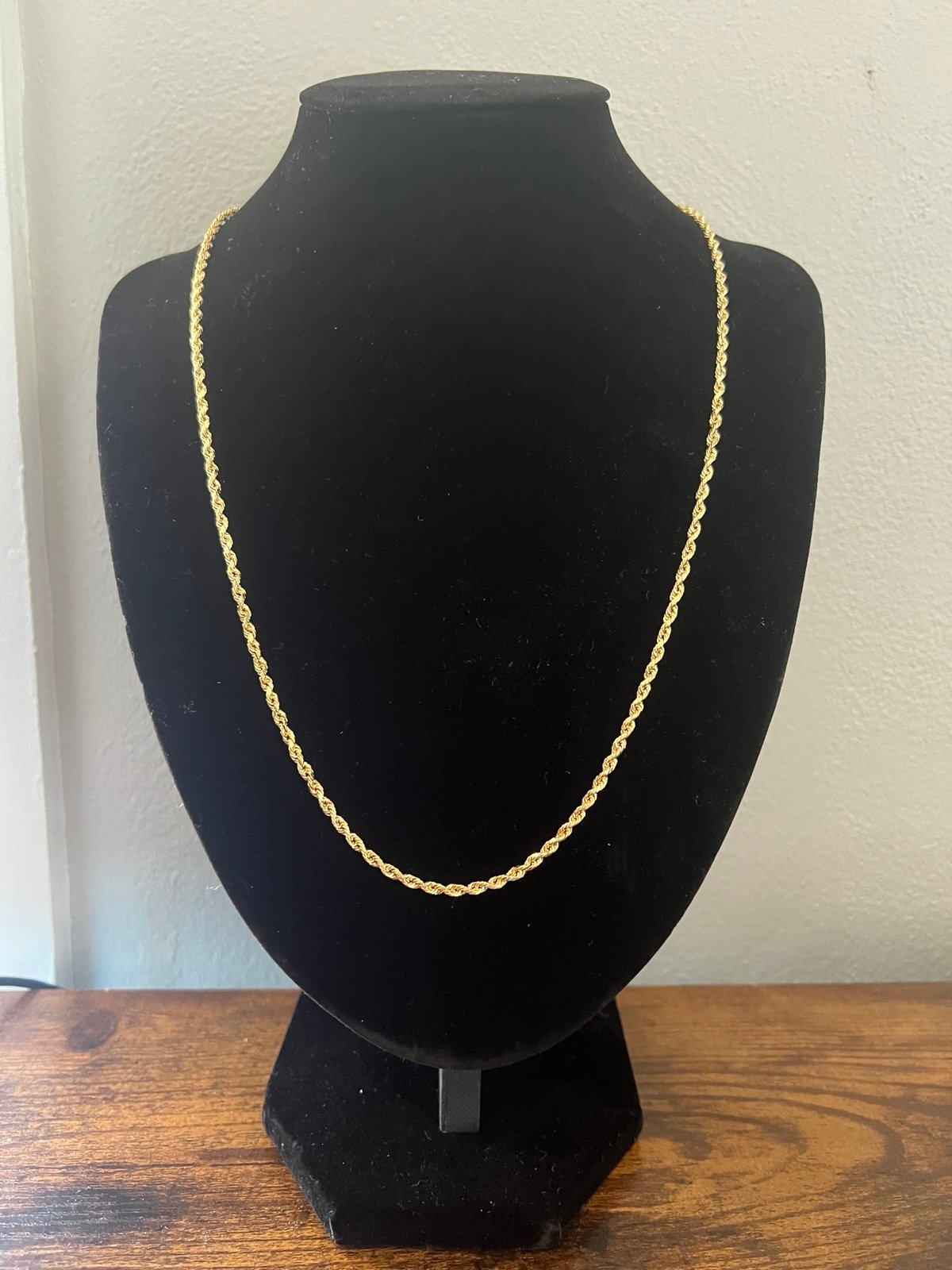 26 Inch - 3.0mm - 10k Gold Diamond Cut Rope Chain - 100% Authentic Gold - NEW