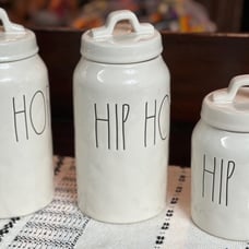 Rae Dunn Hip Hop Easter Canister Set
