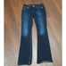 True Religion Bridget 504 Wide Leg Bell Bottom Low Waist Distressed Jeans 27 W