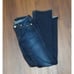 True Religion Bridget 504 Wide Leg Bell Bottom Low Waist Distressed Jeans 27 W