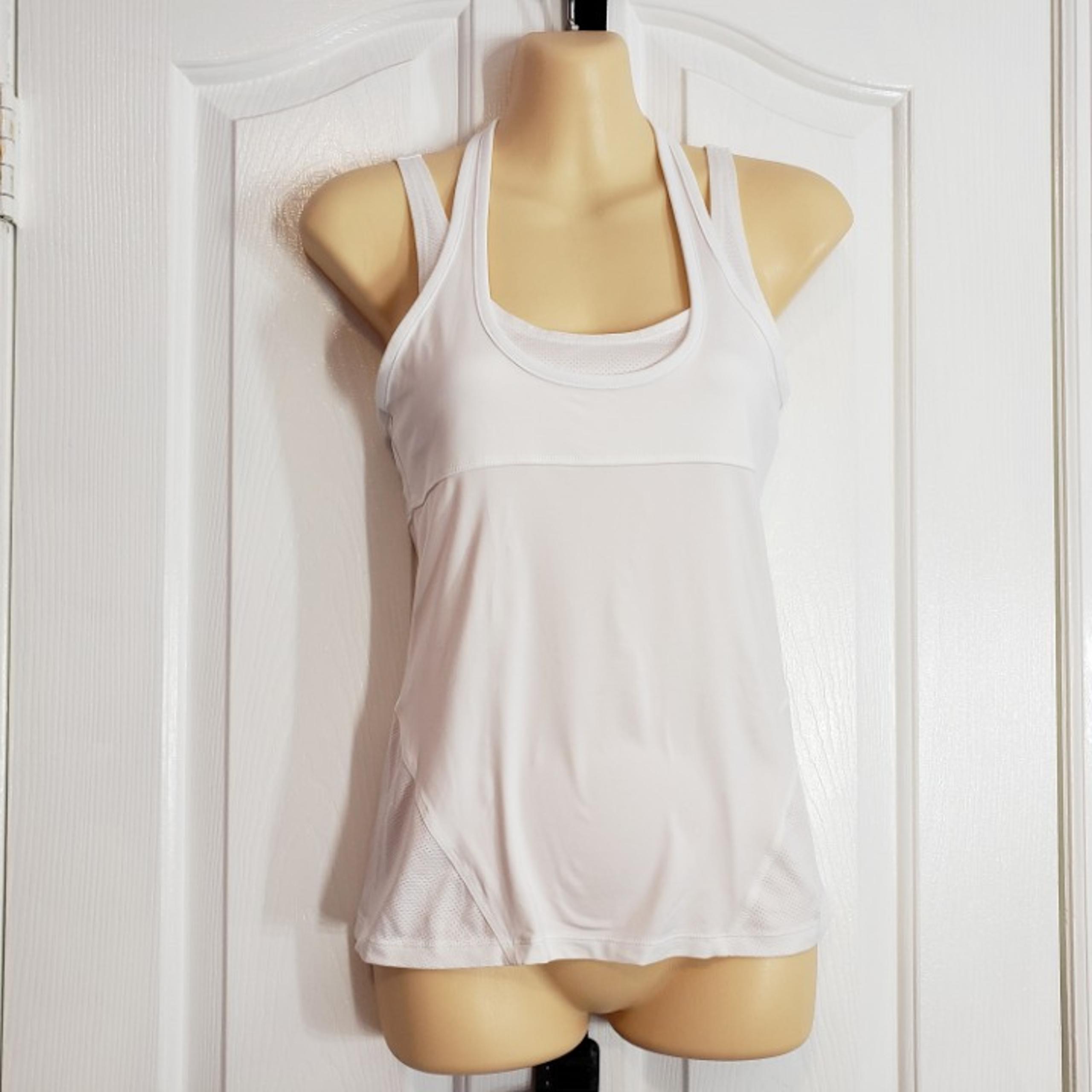 Uniqlo Womens Athletic Top White Tank XS