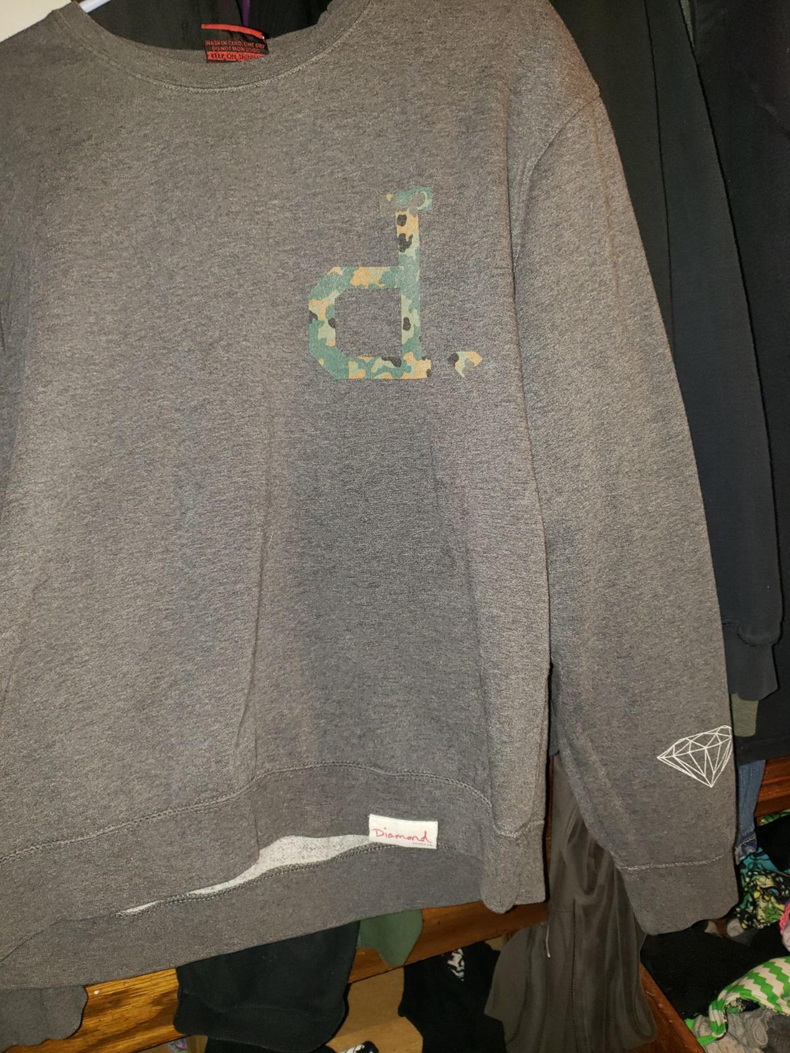 diamond supply co crew neck sweatshirt