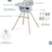 moa 8 in 1 high Chair by Maxi Cosi Classic Slate