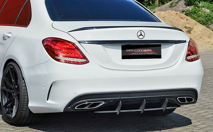For 2016-2023 Mercedes BenZ W213 Rear Spoiler PG E63 Style Gloss Black Brand New