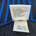 St. John Royal Blue Black Knit Pencil Skirt Striped Color-Block Knitwear Size 8