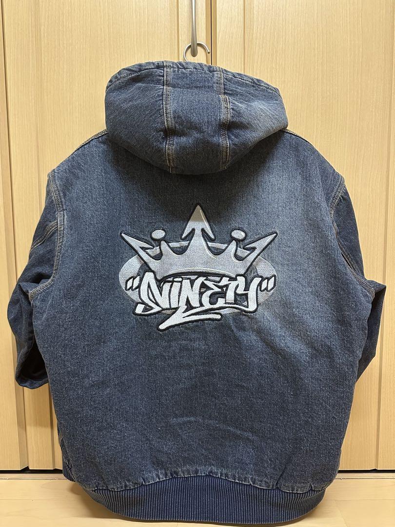 King Logo Slub Denim Zip Hoodie – YZ