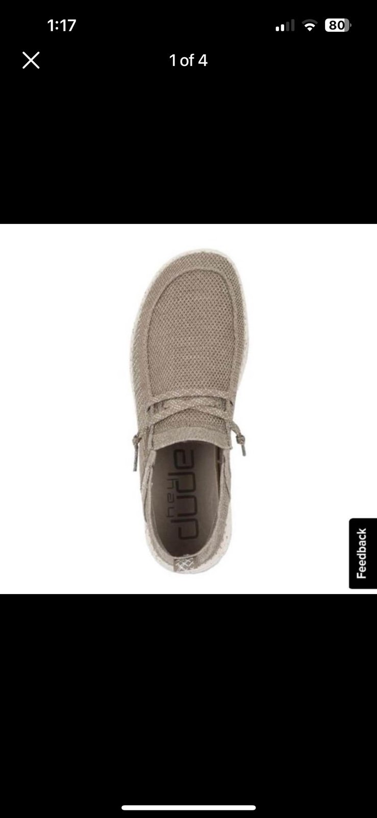 Hey Dude men’s size 8