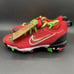 Nike Force Trout 9 FastFlex Baseball Cleats Red Green FV8032-600 Youth Size 3.5Y
