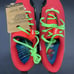 Nike Force Trout 9 FastFlex Baseball Cleats Red Green FV8032-600 Youth Size 3.5Y