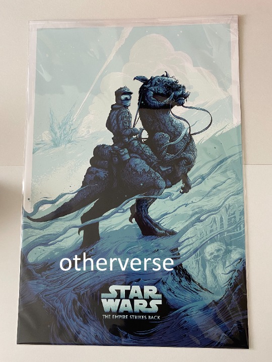 Star Wars Trilogy TESB Tuantuan Alex Hovey Poster Screen Print Art 24x36 Mondo