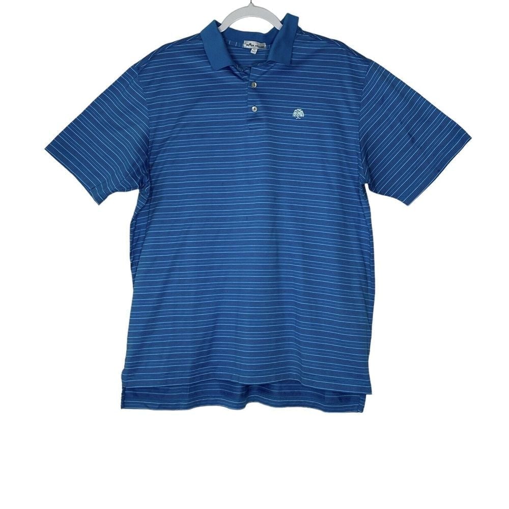 Peter Millar Men's Polo Shirt Size XL Blue