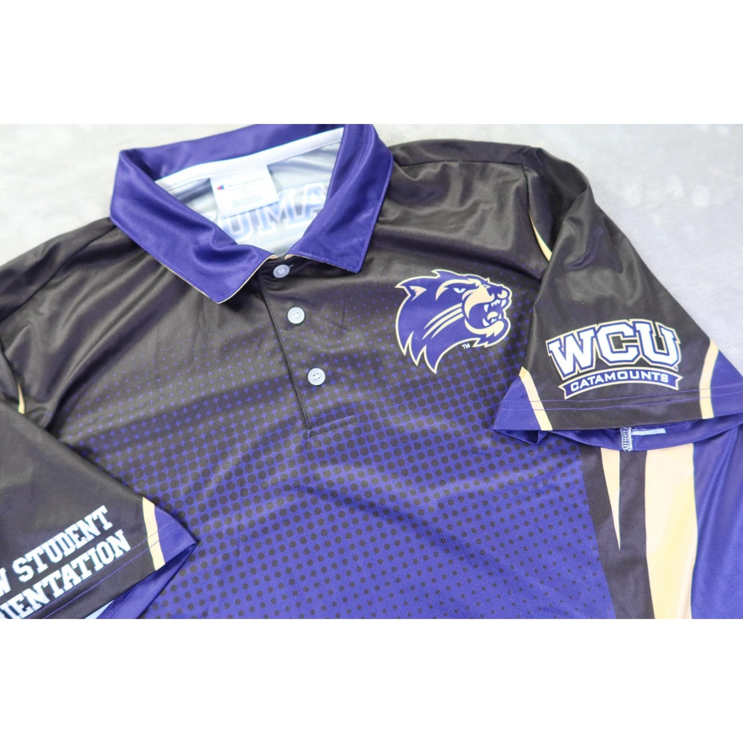 WCU Western Carolina University Catamounts Polo Shirt XL Student Orientation