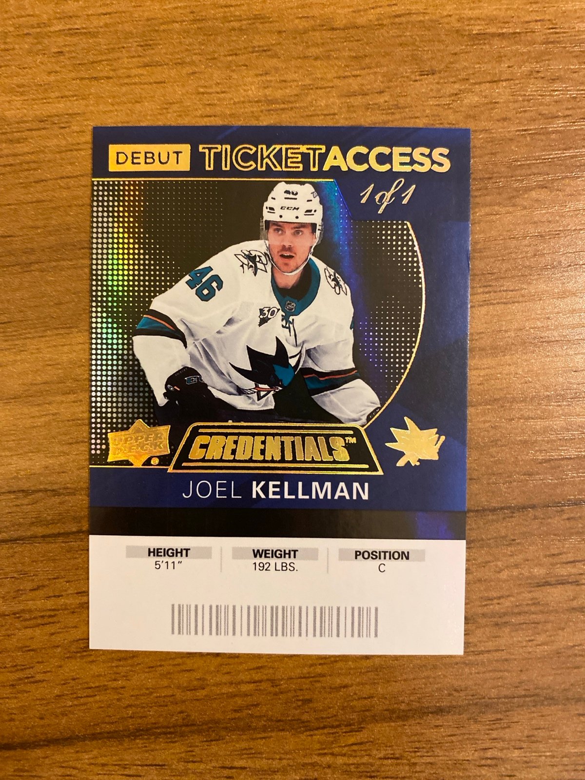 joel kellman hockey card