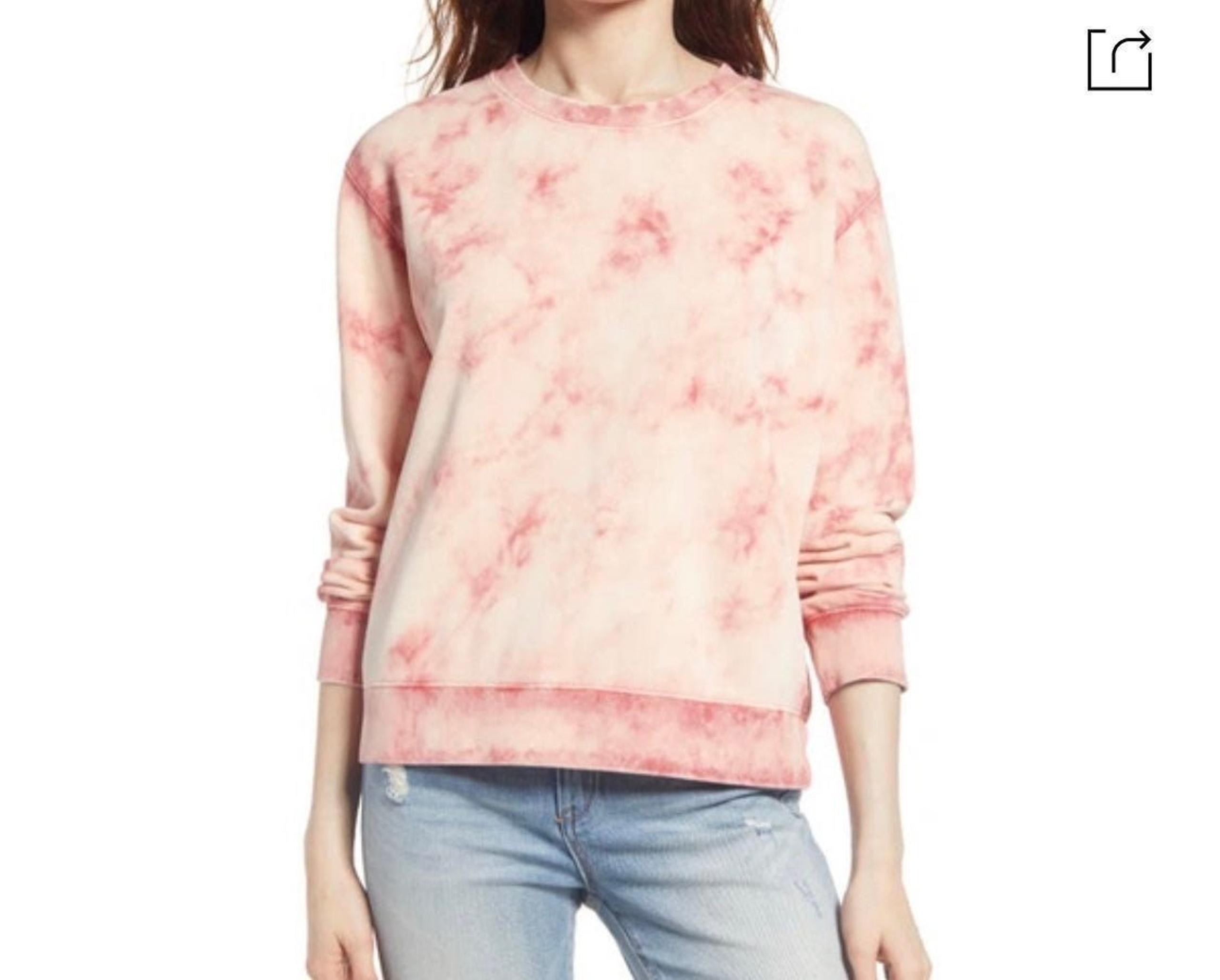 M Vigoss Tiedye Acid Wash Sweatshirt