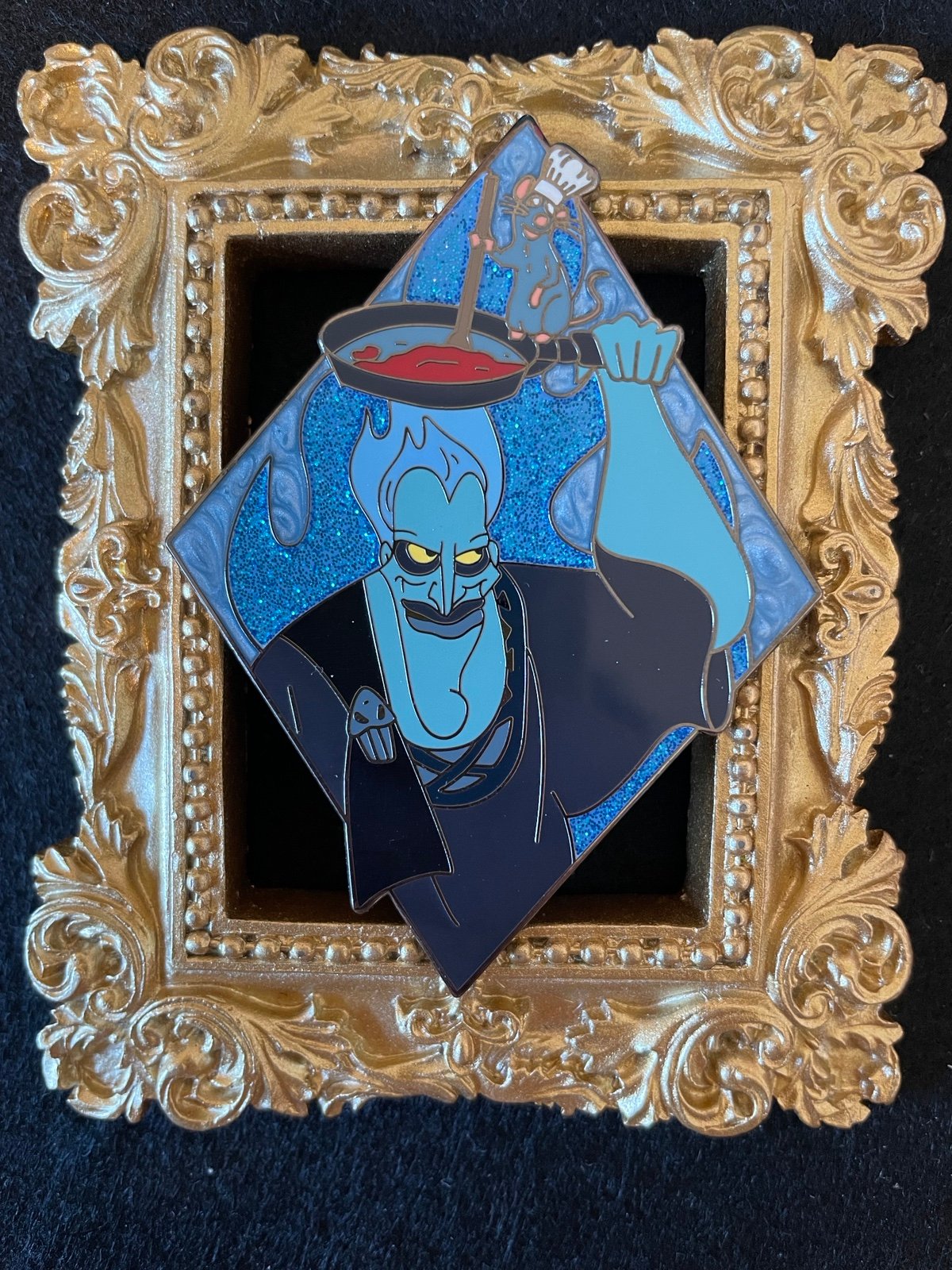 Disney Hades ratatouille fantasy pin