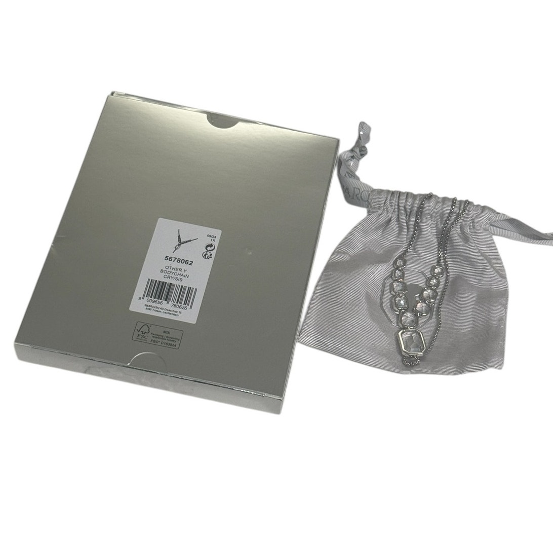 Swarovski x Skims Y Body Chain (Silver)