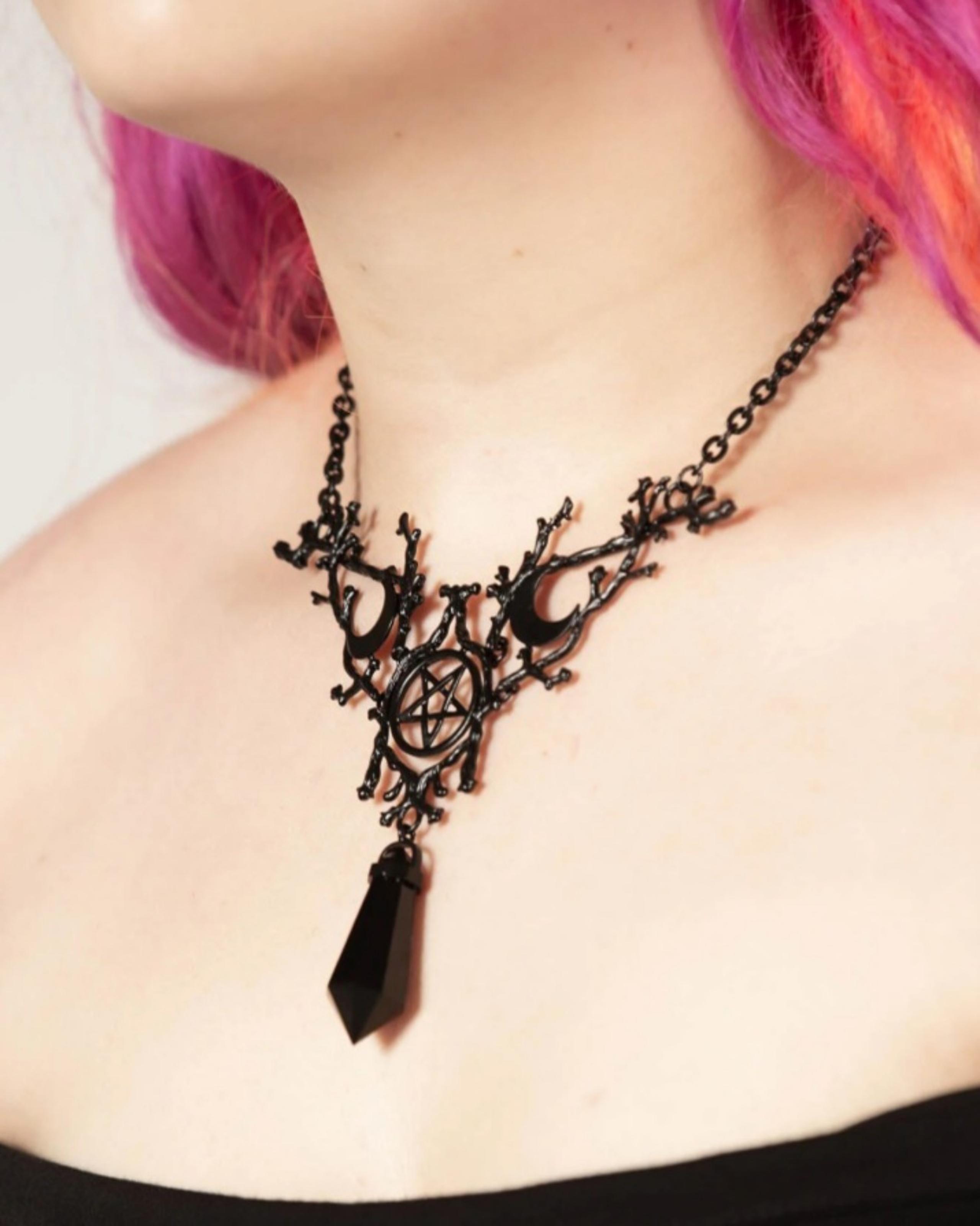 New Killstar Forest Spirit Pentacle Necklace