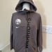 Nike Golden State Warriors Hoodie Sweatshirt Womens Medium Gray full zip