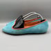 Cole Haan NikeAir Sole Slip On Flats Women’s 7 B Blue Orange Leather Ballet