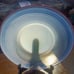 Rare 10.5 Italian Art Glass Plate/Bowl, Pink & Blue Opalescent Venetian Glass