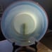 Rare 10.5 Italian Art Glass Plate/Bowl, Pink & Blue Opalescent Venetian Glass