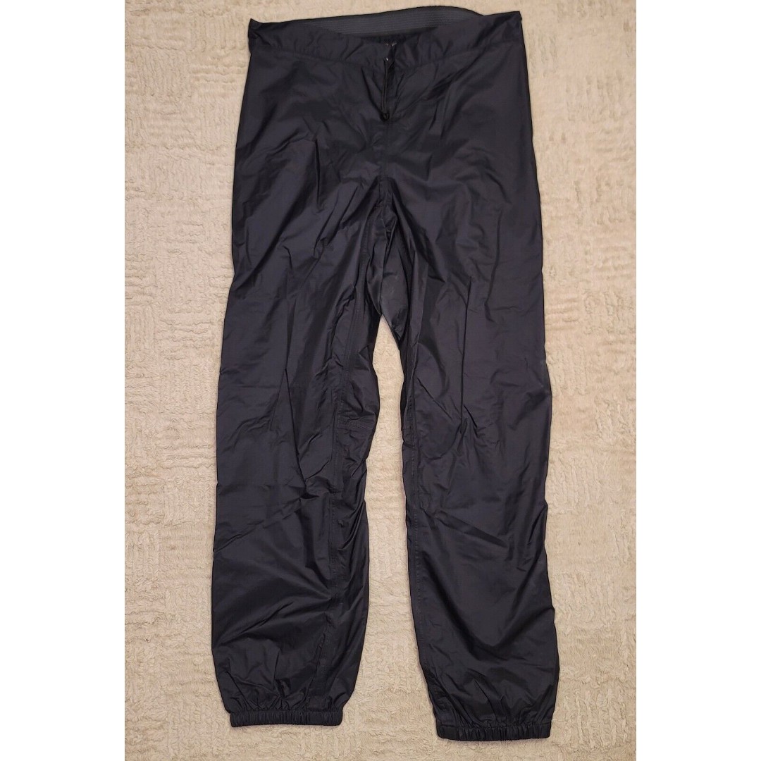 Patagonia Pneumatic Pull-On Pants Size XL Black Windbreaker Nylon Tapered 36x33
