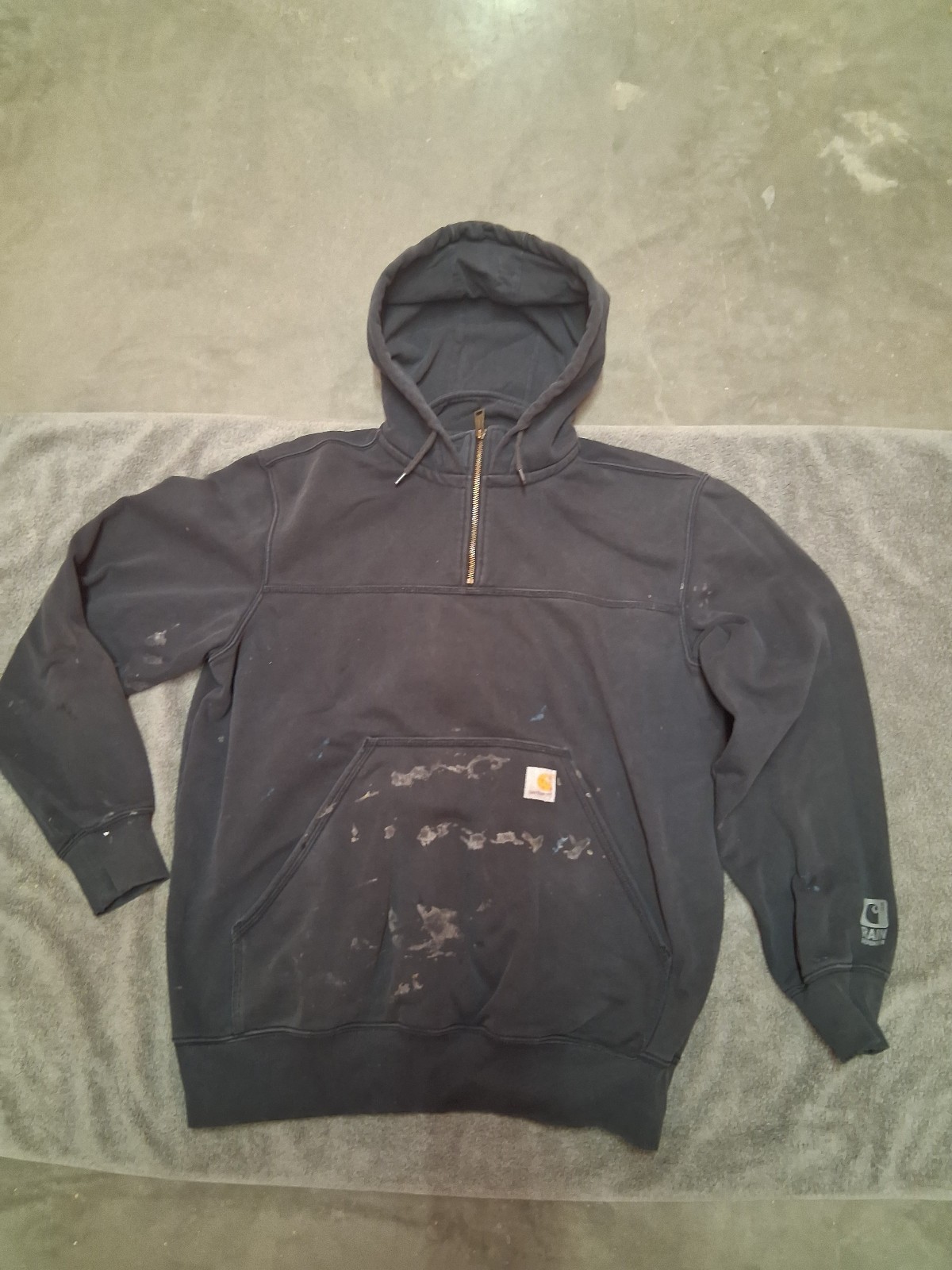 Carhartt hooded jacket mens L