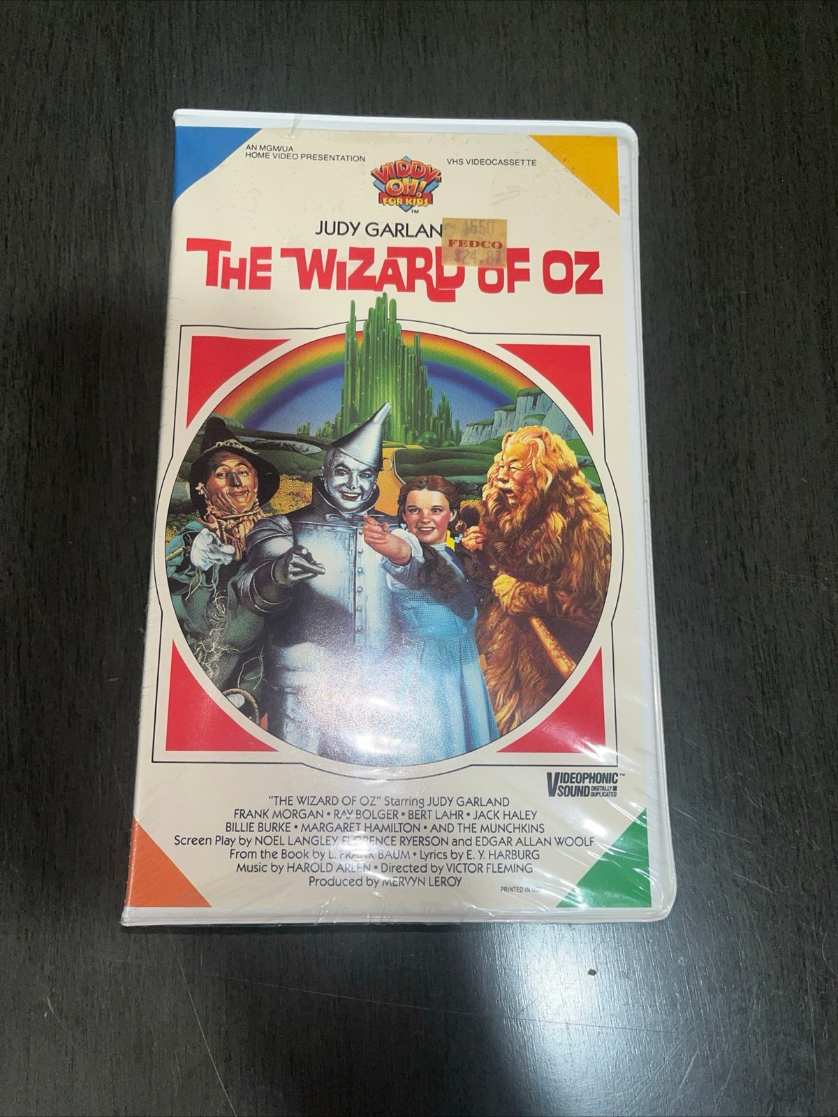 sealed wizard of oz rare vhs 1985