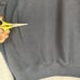 Vintage Nautical Anchor Chain Embroidery Oversized Gold Button Front Cardigan XL
