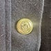 Vintage Nautical Anchor Chain Embroidery Oversized Gold Button Front Cardigan XL