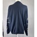 Vintage Nautical Anchor Chain Embroidery Oversized Gold Button Front Cardigan XL