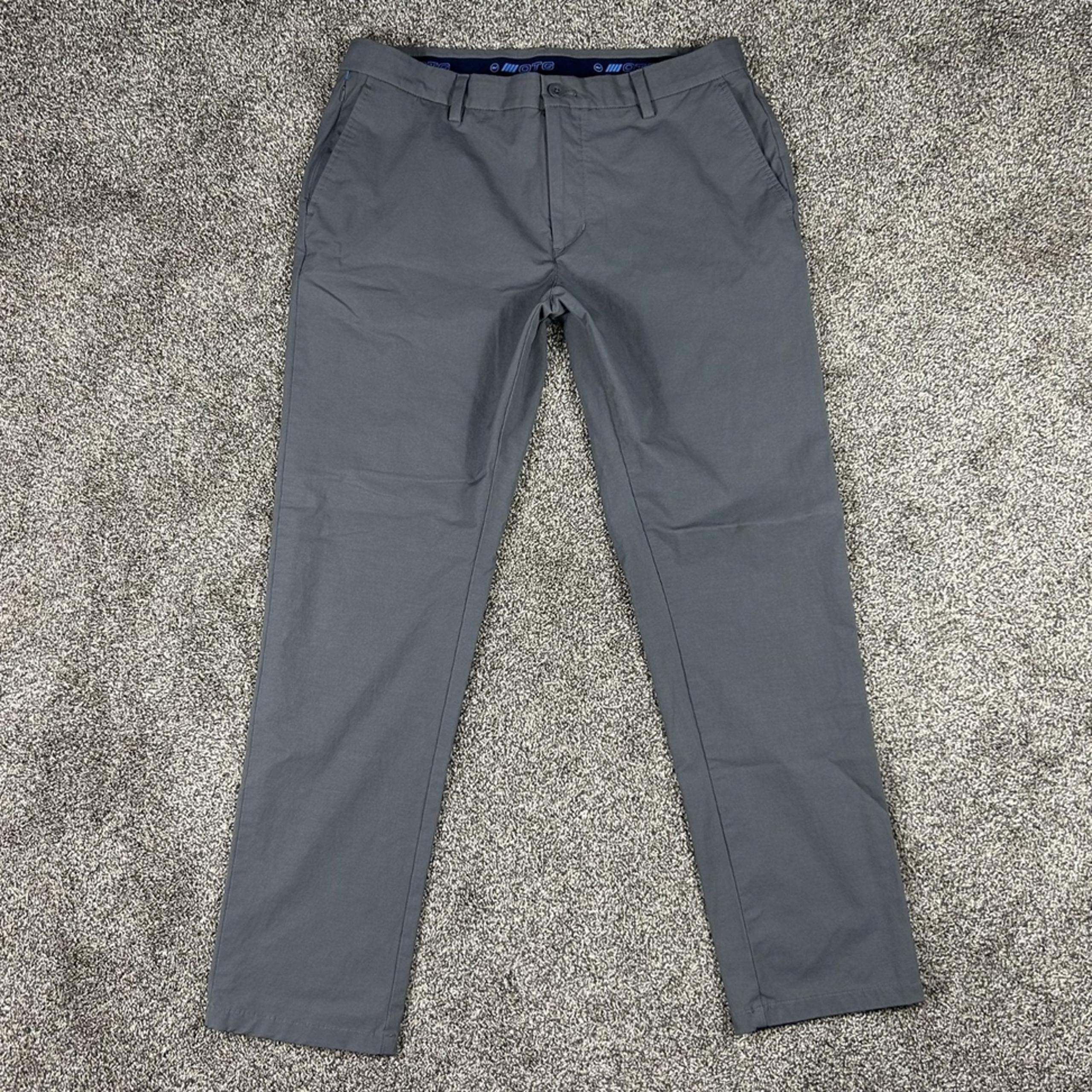 Vineyard Vines On-The-Go OTG Pants Mens 35x32 Dark Gray Trousers Golf Athleisure