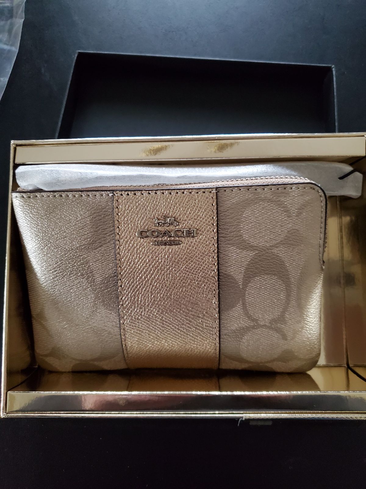 Coach Signature Wristlet