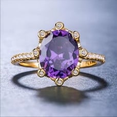 *NEW*18K Gold Cubic Zircon Elegant Ring