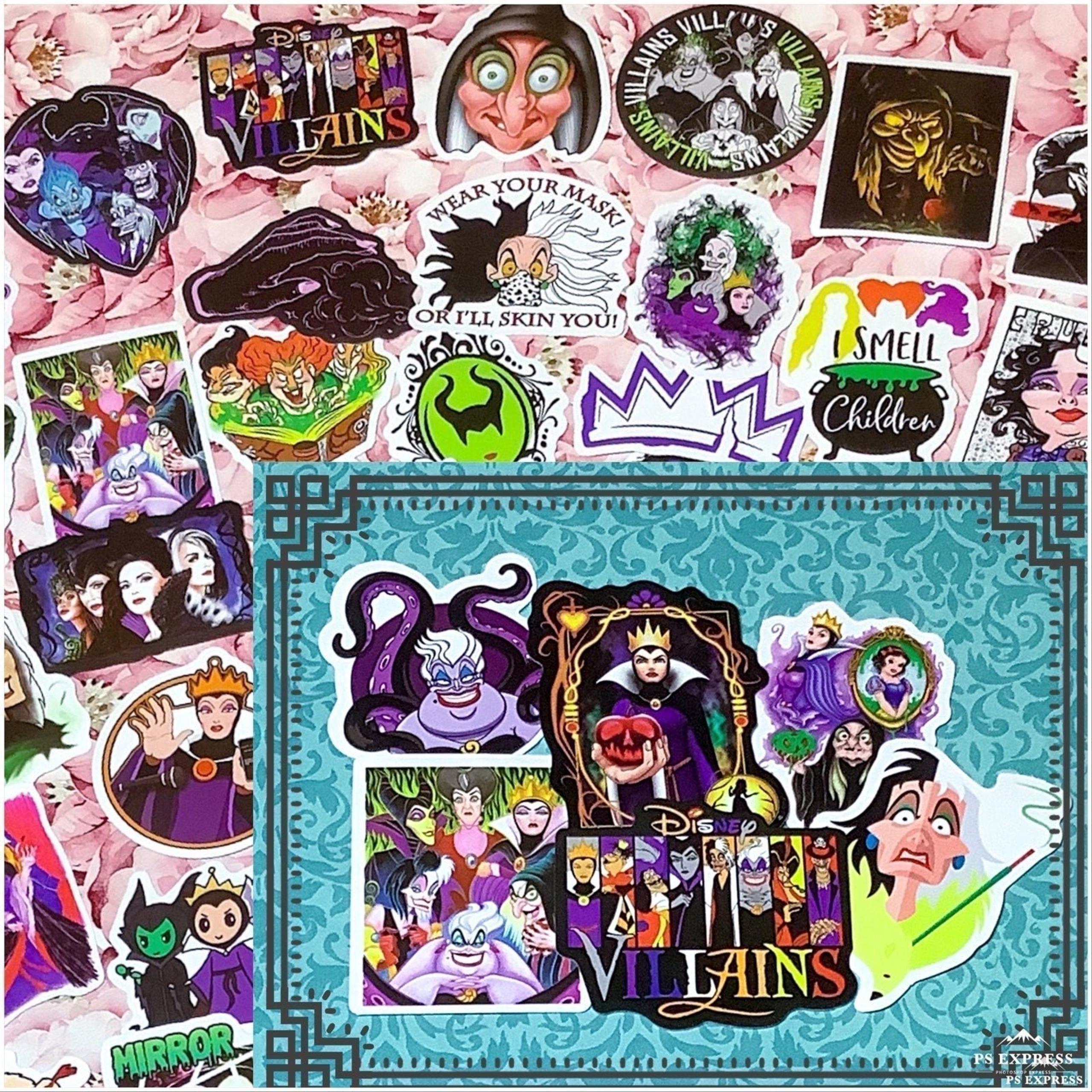 Disney Villains Sticker Set