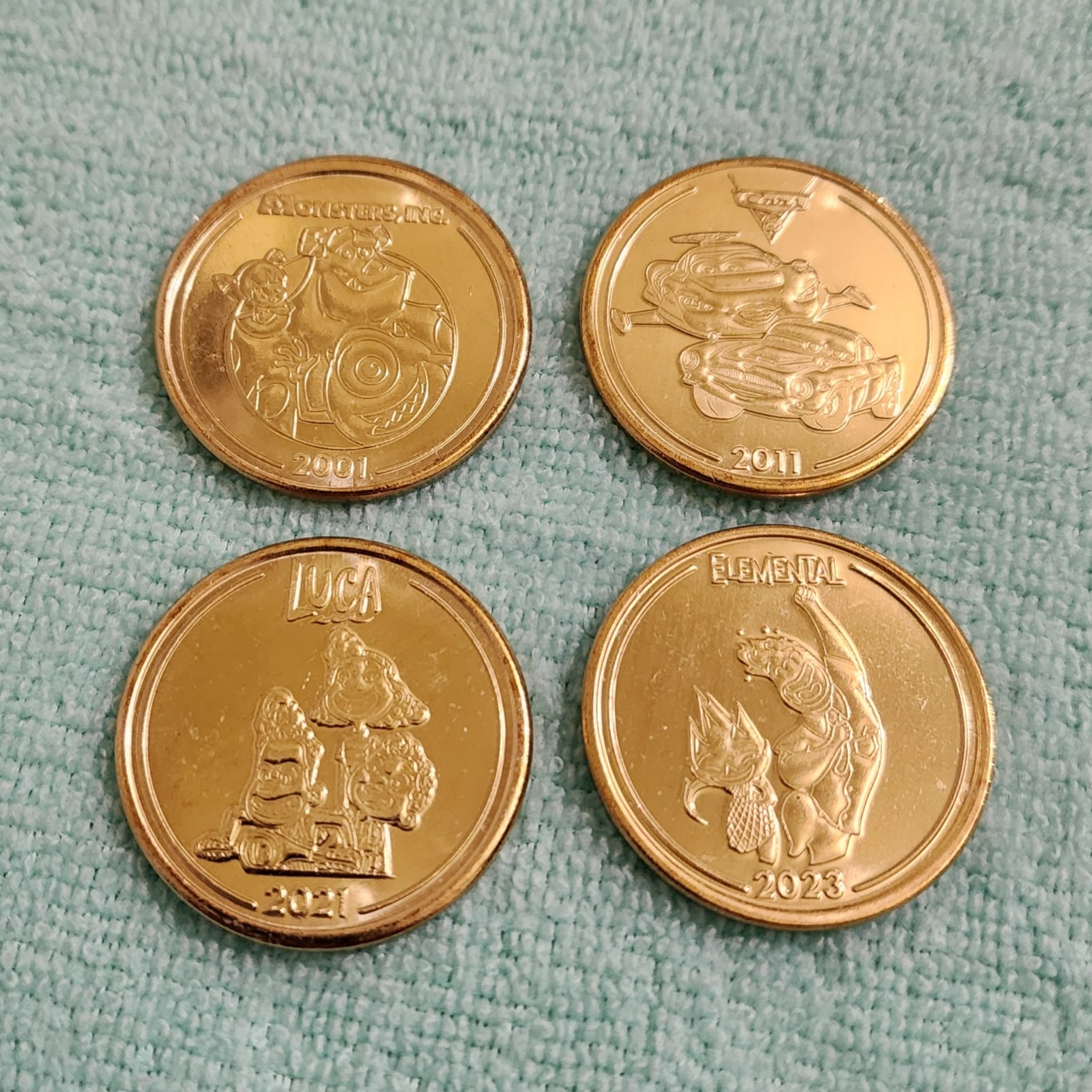 Disneyland Pixar Fest Medallions