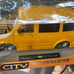 JADA DUB CITY CHEVROLET ASTRO VAN YELLOW 1:18 DIECAST BIG BALLERS NIB NEW 2003