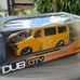 JADA DUB CITY CHEVROLET ASTRO VAN YELLOW 1:18 DIECAST BIG BALLERS NIB NEW 2003