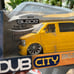 JADA DUB CITY CHEVROLET ASTRO VAN YELLOW 1:18 DIECAST BIG BALLERS NIB NEW 2003