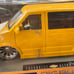 JADA DUB CITY CHEVROLET ASTRO VAN YELLOW 1:18 DIECAST BIG BALLERS NIB NEW 2003