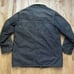 Men's Vintage 70's Sears USA Dark Blue Sherpa Lined Barn Chore Coat Jacket Sz XL