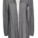 Eileen Fisher Open Front Grey Cardigan Sweater Size Small